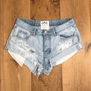 One Teaspoon light wash Bandits